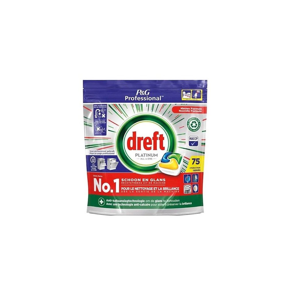 Dreft Platinum 75ks Regular - kapsle do myčky